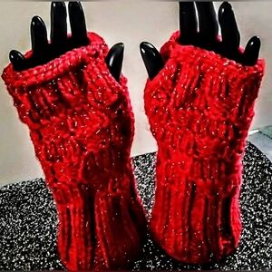 NWT Cashmere Blend Fingerless Gloves